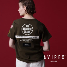 AVIREX AIR NATIONAL GUARD PATCH T-SHIRT 7833234603画像