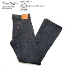 BURGUS PLUS Lot.600 14.2.oz Regular Denim Boot cut One Wash 600-0701画像