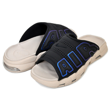 NIKE AIR MORE UPTEMPO SLIDE NA black/multi-color-sanddrift FB7799-001画像