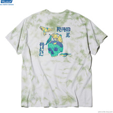 RADIALL SUZUME - CREW NECK T-SHIRT S/S (GREEN TIE-DYE) RAD-23SS-SPOT-TEE002画像