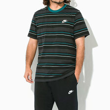 NIKE 23FA Club Stripe S/S Tee Black FD1359-010画像