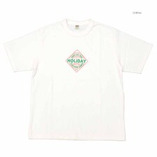 BARNS TOUGH NECK S/S PRINT T-SHIRT - HOLIDAY - BR-23309画像