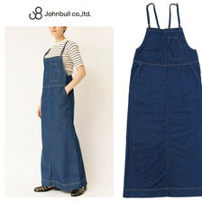 JOHNBULL 9オンスデニムサスペンダーワークスカート JL232K03画像