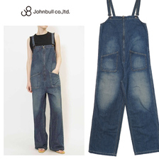 JOHNBULL デニムチューブサロペット ユーズドウォッシュ JL231P40画像