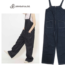JOHNBULL デニムチューブサロペット インディゴブルー JL231P40画像