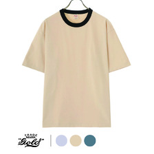 GOLD SUVIN COTTON RINGAR T-SHIRT 23B-GL79233画像