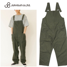 JOHNBULL ピグメントツイルジップオーバーオール JM232P05画像