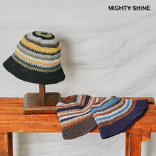 Mighty Shine GROOVY KNIT HAT MULTI BORDER 1234010画像