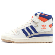 adidas FORUM 84 HI CLOUD WHITE/VICTORY BLUE/TEAM ORANGE IE7199画像