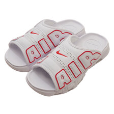 NIKE AIR MORE UPTEMPO SLIDE WHITE/UNIVERSITY RED-WHITE FD9883-100画像