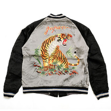 TAILOR TOYO Early 1950s - Mid 1950s Style Acetate Souvenir Jacket "KOSHO & CO." Special Edition "SPIDER" &times; "ROARING TIGER (HAND PRINT)" TT15289-119画像