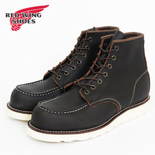 RED WING 6" CLASSIC MOC BLACK PRAIRIE 8849画像