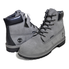 Timberland JUNIOR'S 6INCH BOOT MEDIUM GREY NUBUCK A2KC6画像