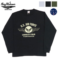 Buzz Rickson's L/S T-SHIRT "LANGLEY FIELD" MADE IN USA BR69279画像