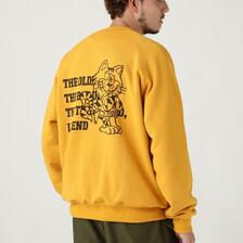 AVIREX CREW NECK SWEAT TOMCAT 7833232019画像