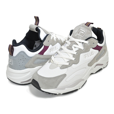 FILA RAY TRACER WHITE/GREY/BURGUNDY UFW23031-144画像