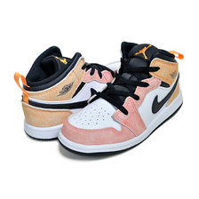 NIKE JORDAN 1 MID SE (TD) magic ember/sundial-white DX4366-800画像