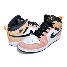 NIKE JORDAN 1 MID SE (PS) magic ember/sundial-white DX4367-800画像
