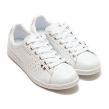 le coq sportif LA ROLAND LE WHITE / PINK SHELL QL1WJC50WP画像