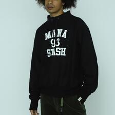 MANASTASH COLLEGE LOGO STAND COLLAR SWEAT 7923232018画像