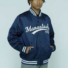 MANASTASH REVERSIBLE NYLON VARSITY JACKET 7923252033画像