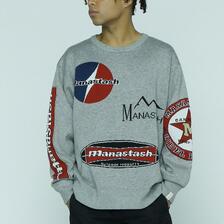 MANASTASH MULTI CLASSIC LOGO CREWNECK KNIT 7923240007画像