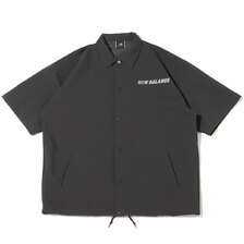 new balance MET24 Coach Shirt Jacket BLACK TOP AMJ35004画像
