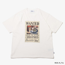 atmos &times; ONE PIECE WANTED POSTER T-SHRTS WHITE&times;KID MA23S-TS070画像