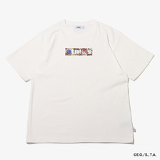 atmos &times; ONE PIECE WANTED POSTER BOX LOGO T-SHRTS WHITE&times;KID MA23S-TS071画像