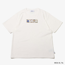 atmos × ONE PIECE WANTED POSTER BOX LOGO T-SHRTS WHITE×MONKEY.D.LUFFY MA23S-TS071画像