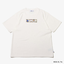 atmos &times; ONE PIECE WANTED POSTER BOX LOGO T-SHRTS WHITE&times;MONKEY.D.LUFFY MA23S-TS071画像