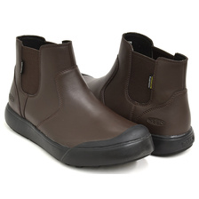 KEEN WOMEN ELENA CHELSEA WP BISON / BLACK 1027863画像