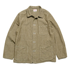 ONI DENIM Coveralls 8.3oz Heavy Chambray KHAKI OLIVE ONI-03101-HCKOL画像