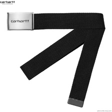 Carhartt WIP CLIP BELT CHROME (BLACK) 019176画像