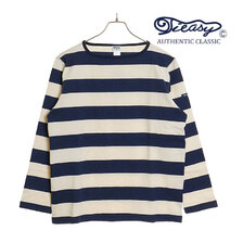 Tieasy HDCS BOATNECK WIDE BORDER BASQUE SHIRT TE001BDW画像