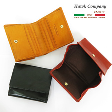 Hawk Company 7250 イタリアンレザー コンパクトウォレット画像