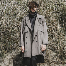 NO ID. ダブルガンフラップBIGトレンチコート 853006-538C画像