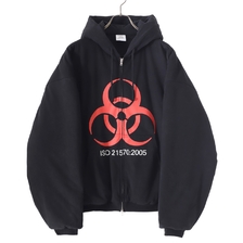 VETEMENTS GENETICALLY MODIFIED JERSEY PADDED BOMBER UE54HD560B画像