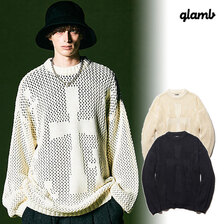 glamb Cross Mesh Knit GB0423-KNT06画像