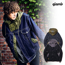 glamb Military Hood Denim JKT GB0423-JKT01画像