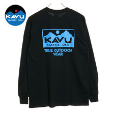 KAVU True Logo LS Tee 19821937画像