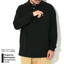 Penguin by Munsingwear 60s Raglan Sleeve L/S Polo MLMWJB01画像