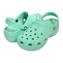 crocs CLASSIC PLATFORM CLOG W JADE STONE 206750-3UG画像