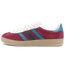 adidas GAZELLE INDOOR COLLEGE BURGUNDY/ARCTIC FUSION/COLLEGE GREEN IG4996画像