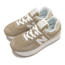 new balance WL574ZSM LIGHT-BROWN画像