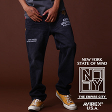 AVIREX CUSTOM REGULAR JEANS WEST POINT 7833211024画像