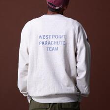 AVIREX CREW NECK SWEAT WEST POINT 7833232008画像