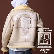 AVIREX AIR NATIONAL GUARD B-3 FLIGHT JACKET 7833250076画像