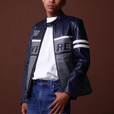 AVIREX LEATHER RACING JACKET 7833250080画像