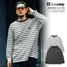 Subciety BORDER L/S TEE 105-44441画像